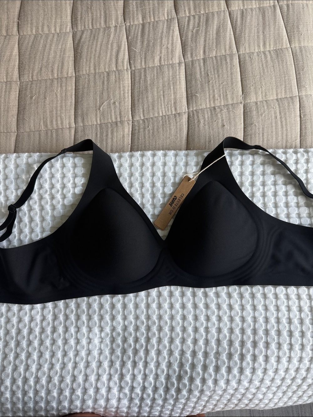 Celeste D’or Curve- Black Smooth NO Underwire Bra